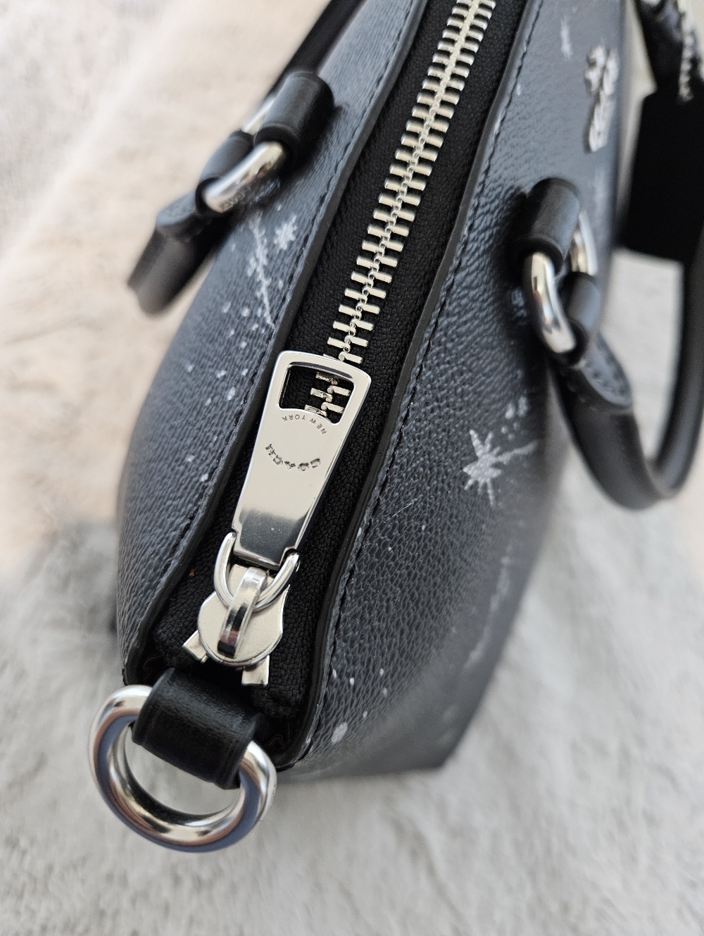 Coach Sadie Satchel Bag With Star Print - Picture 6 of 16